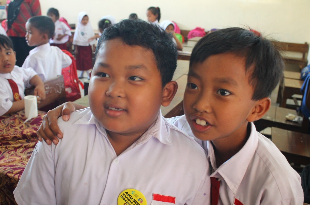 Divaksin Rubella, Siswa SD: Kayak Digigit Semut