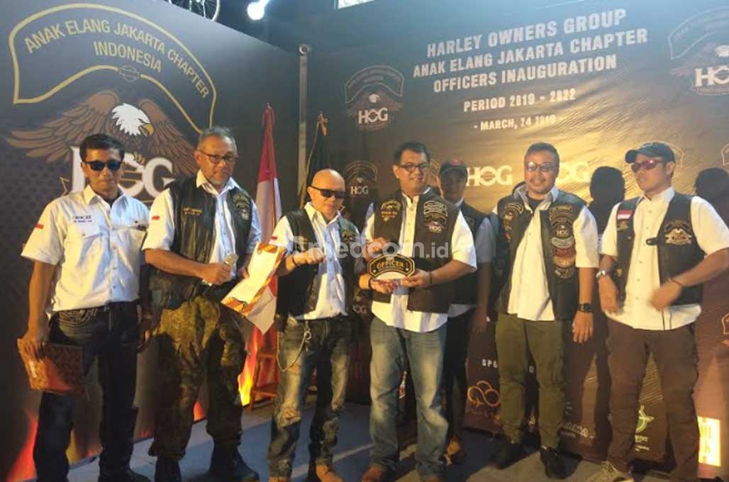 HOG Anak Elang Jakarta Chapter Lantik Pengurus Baru
