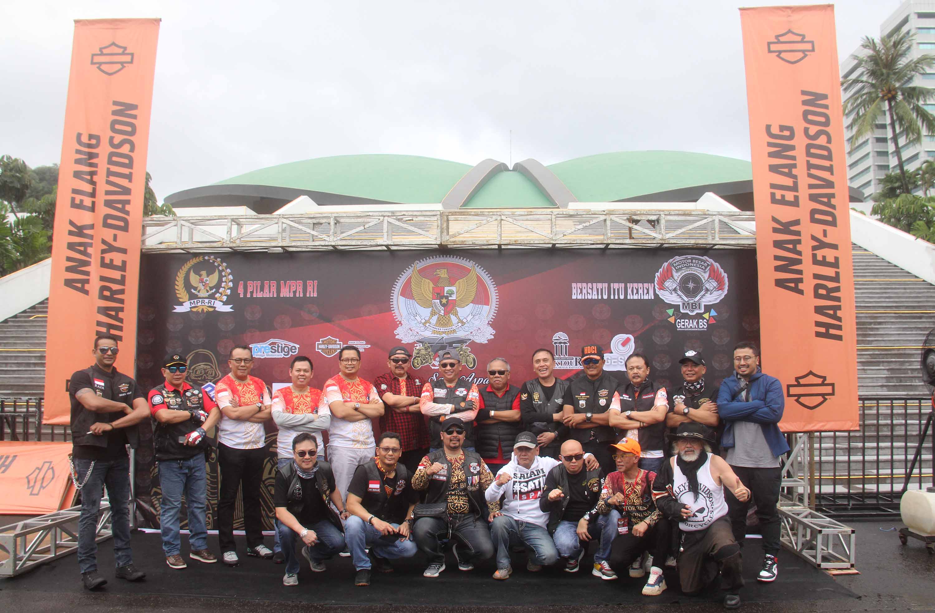 MPR RI Gandeng Bikers Tegakkan Empat Pilar Kebangsaan