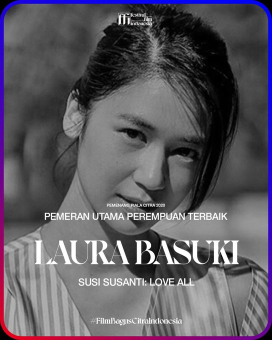laura basuki pemeran utama wanita terbaik ffi 2020