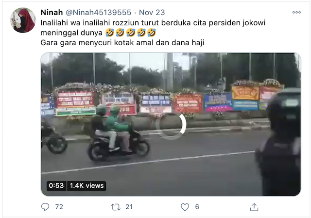 Hoaks November 2020: Jokowi Meninggal Hingga Donald Trump Stres Kalah di Pilpres AS
