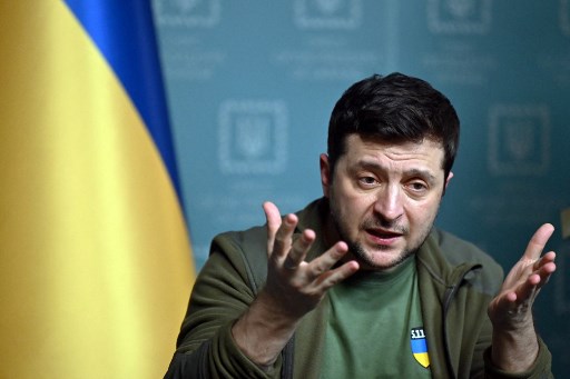 Presiden Ukraina Volodymyr Zelensky./AFP