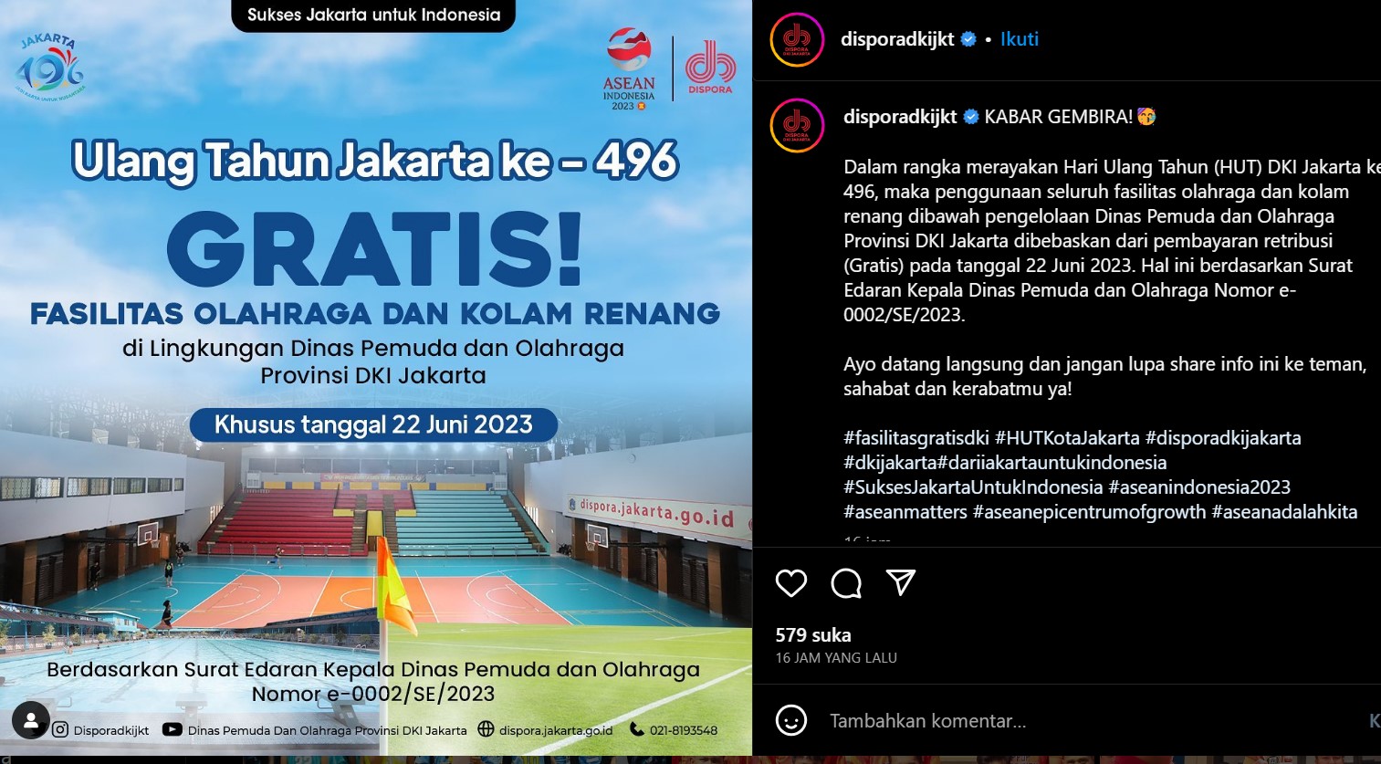 Banjir Promo HUT Ke-496 DKI Jakarta: Masuk Ancol Gratis sampai Naik MRT Rp1