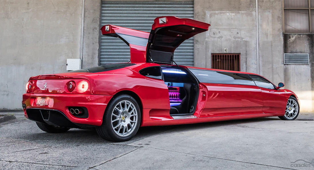 Satu-Satunya Ferrari 360 Modena Limousine ini Dijual