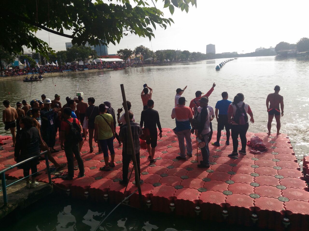 Danau Sunter Padat Pengunjung