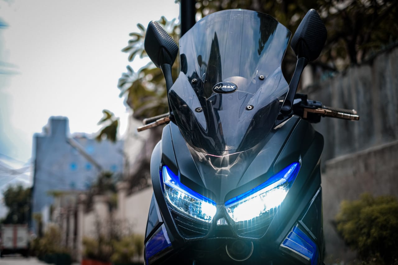 Cangkok Desain Lampu Aerox di Nmax