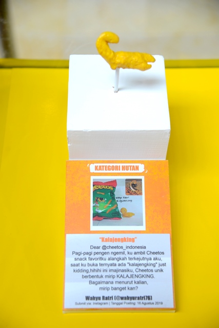 Pamerkan Beragam Bentuk Unik Cheetos Hasil Kreativitas Konsumen