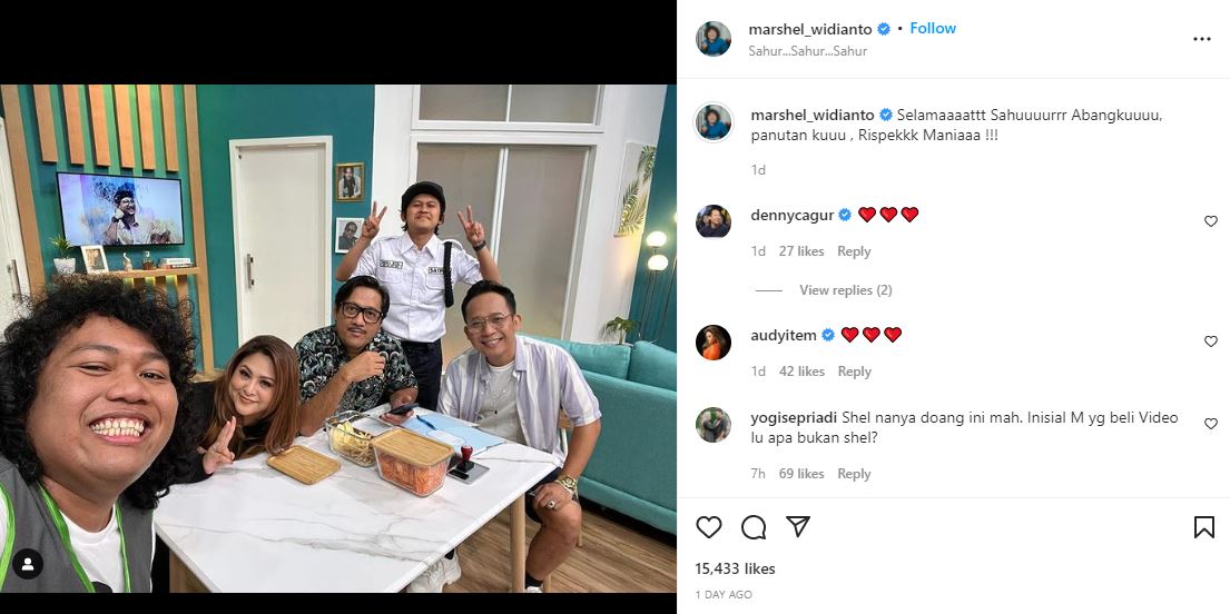 Heboh Komedian Berinisial M Borong Video Syur Dea OnlyFans, Akun Marshel Widianto Dicecar Netizen