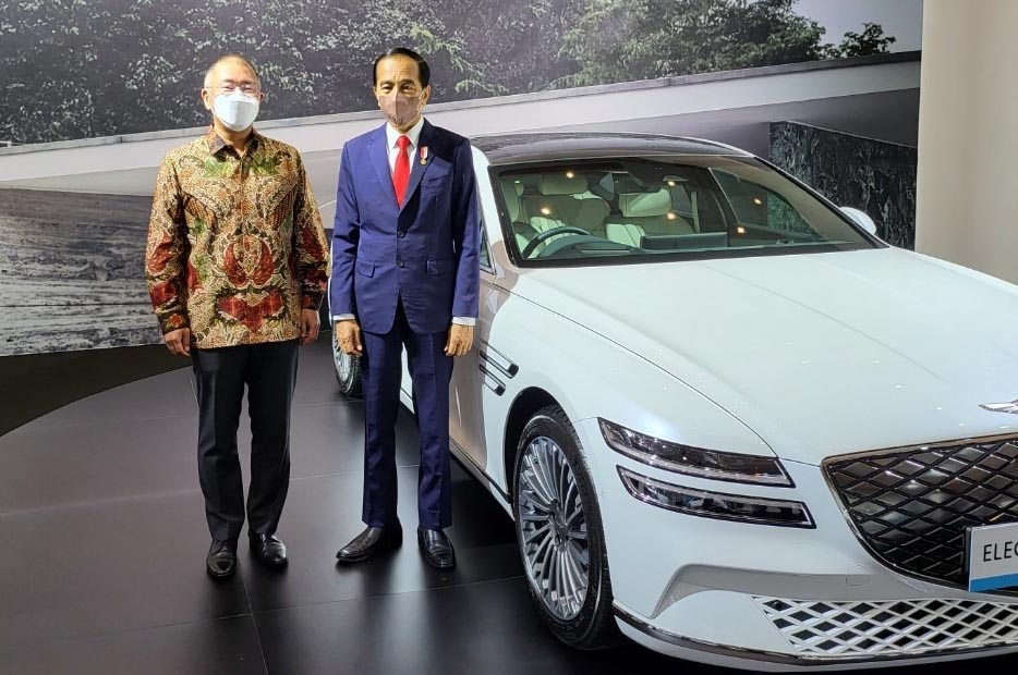 Jokowi menunjuk Genesis G80 sebagai kendaraan para tamu VVIP KTT G20 di Bali