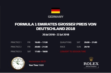 Jadwal Lengkap F1GP Jerman 2018: Keuntungan buat Vettel