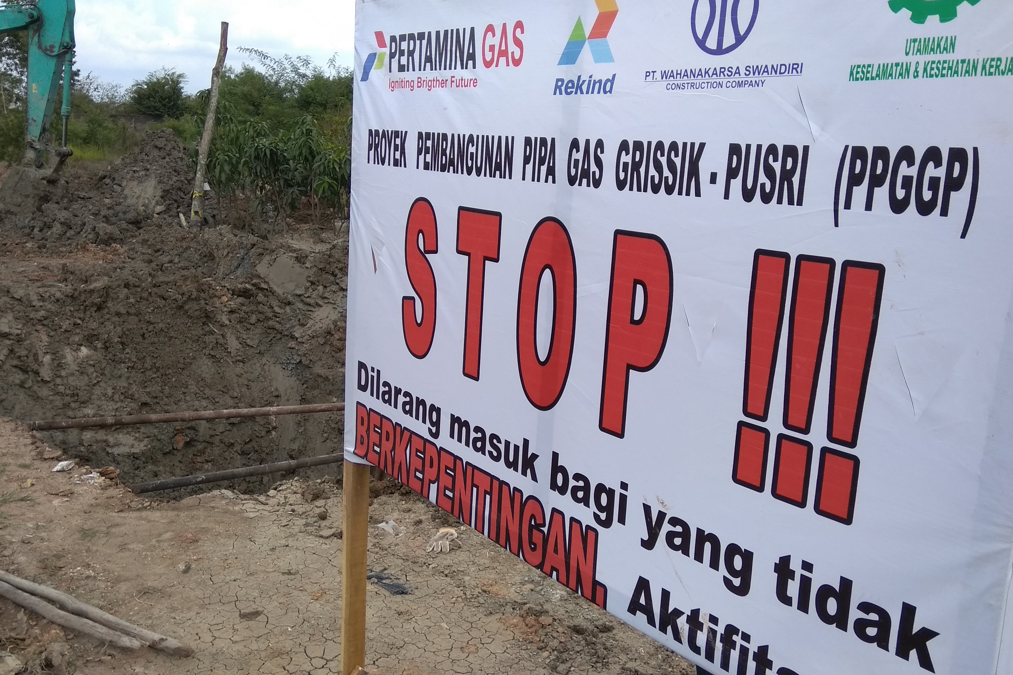 Proyek Pipa Pertagas Disetop Pemprov Sumsel