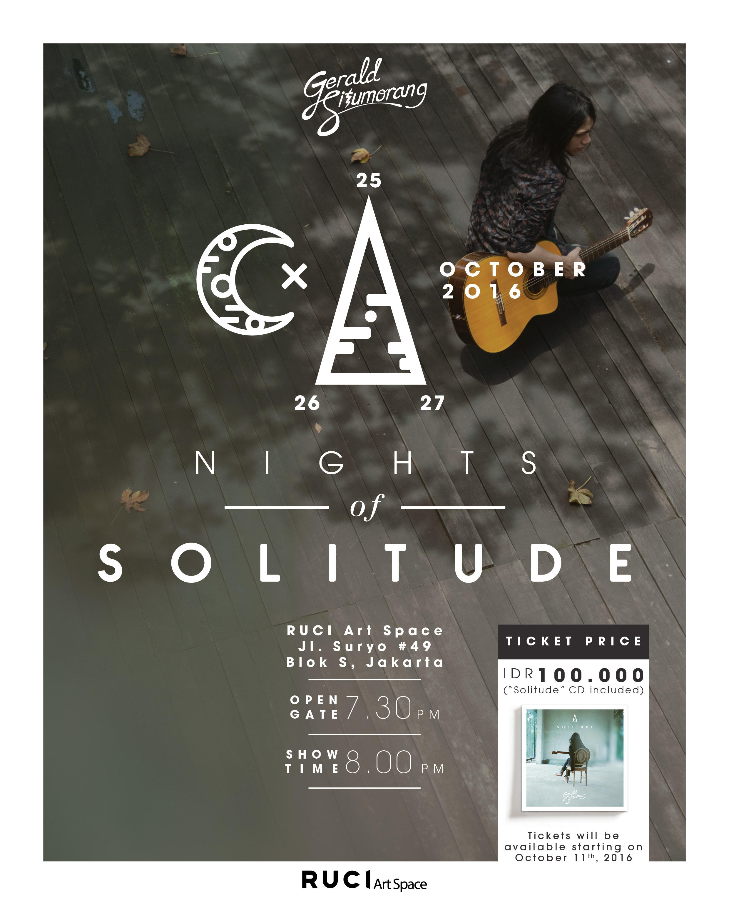 Rayakan Perilisan Album Solitude, Gerald Situmorang Gelar Konser