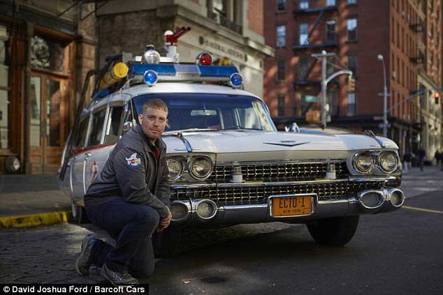 Intip Replika Mobil Ghost Busters ala Paul Harborne
