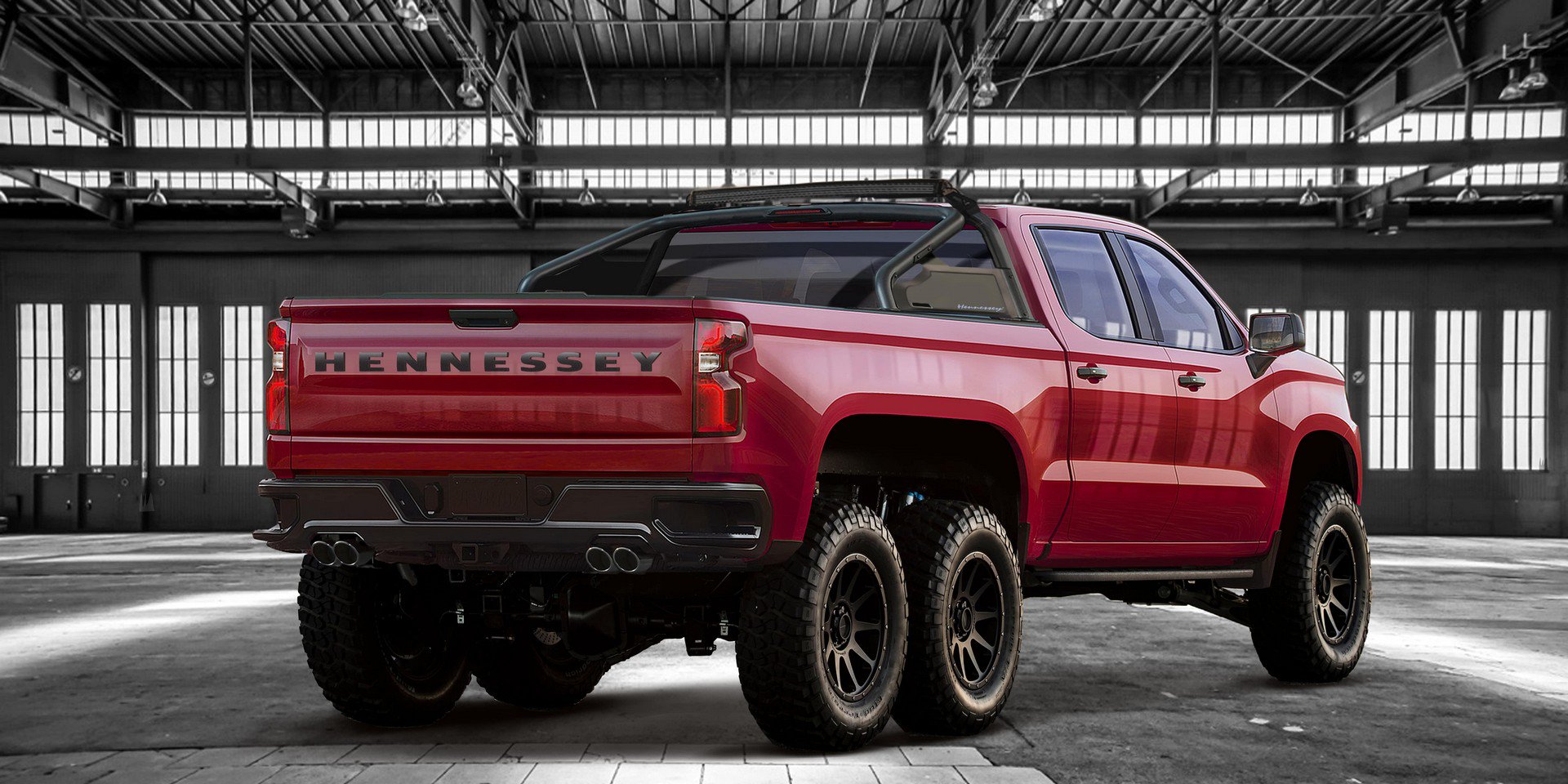Hennessey Goliath 6x6 Chevrolet Silverado Khusus Penggemar Off Road