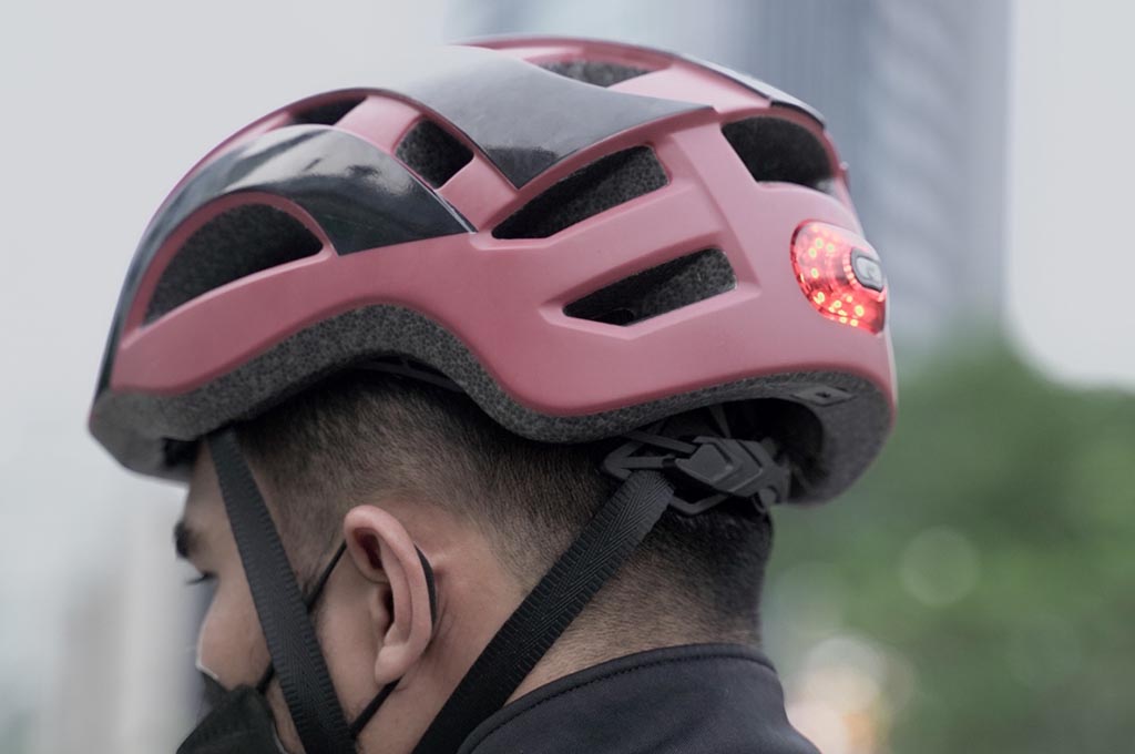 Helm Sepeda Grin Miles, Ada Lampu Sein-nya