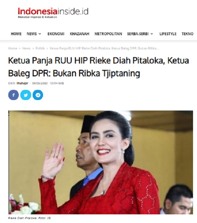 [Cek Fakta] Ketua Panja RUU HIP Anak PKI? Ini Faktanya