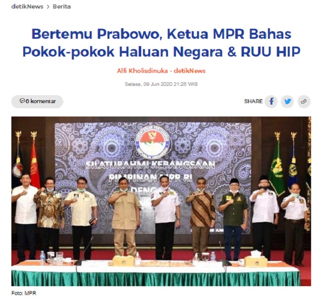 [Cek Fakta] Ketua Panja RUU HIP Anak PKI? Ini Faktanya