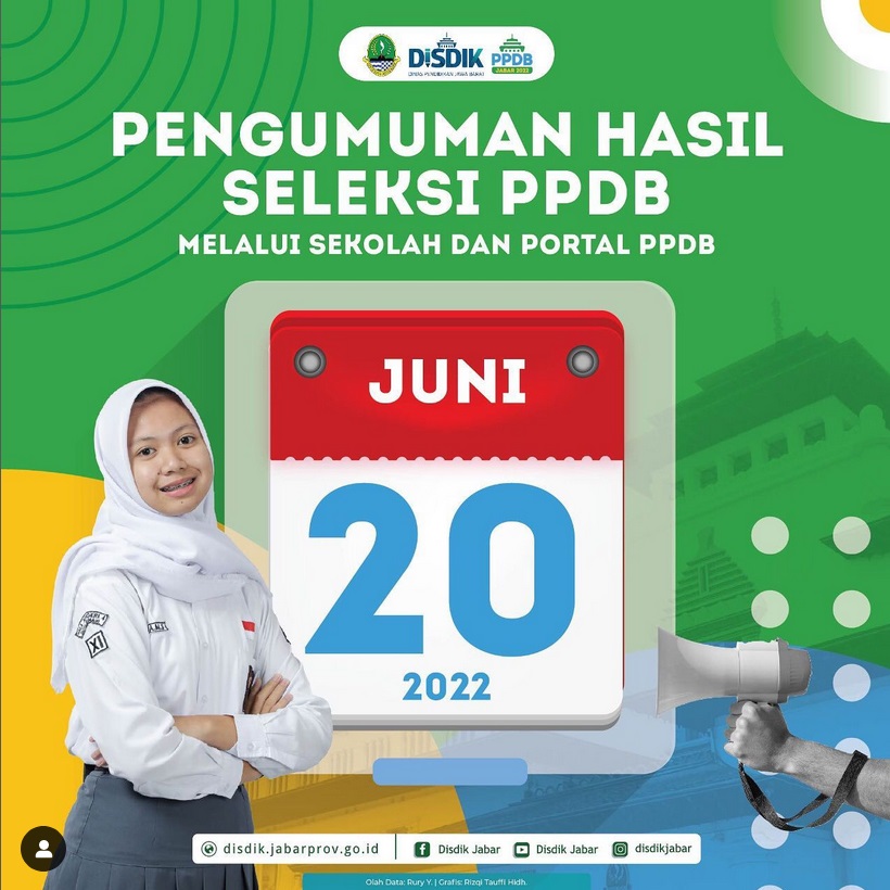 Diumumkan Hari Ini, Cek Hasil Seleksi PPDB Jabar 2022 Tahap 1 di Ppdb.disdik.jabarprov.go.id