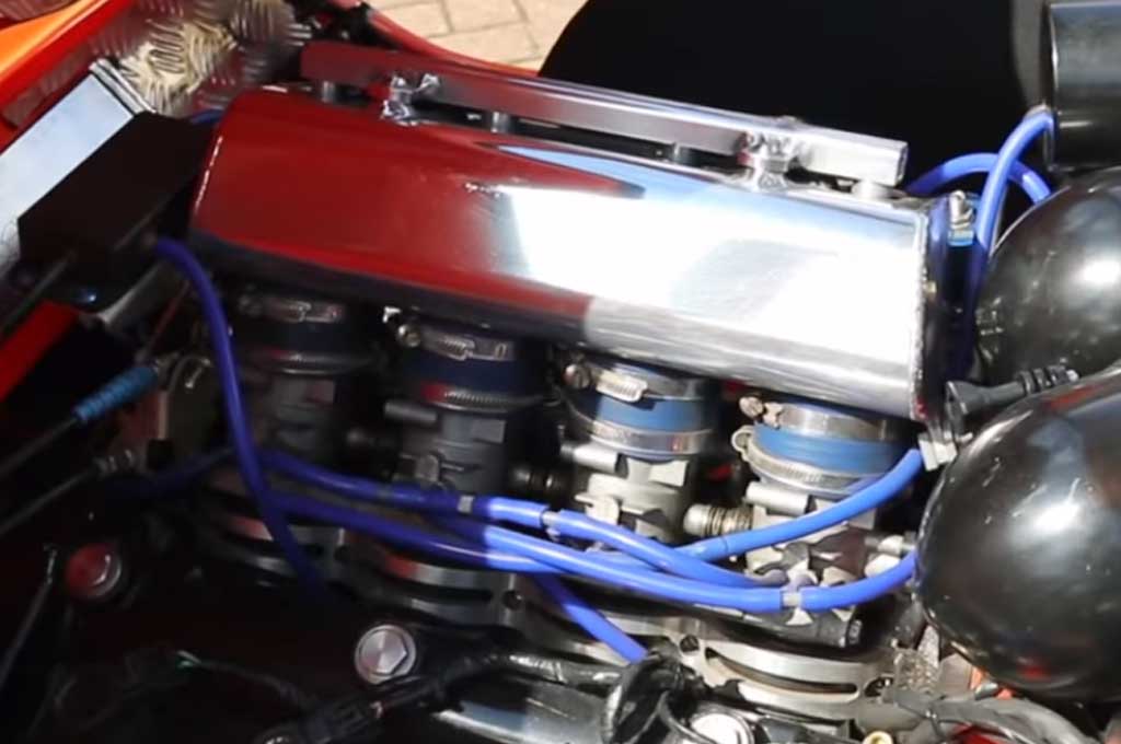Kapsul Roda Tiga Bond Bug Ini, Pinjam 'Jantung' Suzuki Hayabusa