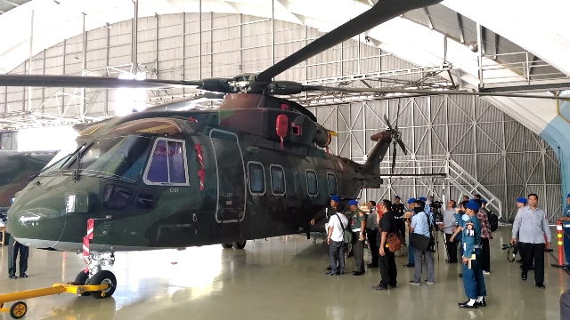 KPK Periksa <i>Body</i> dan Mesin Helikopter AgustaWestland-101