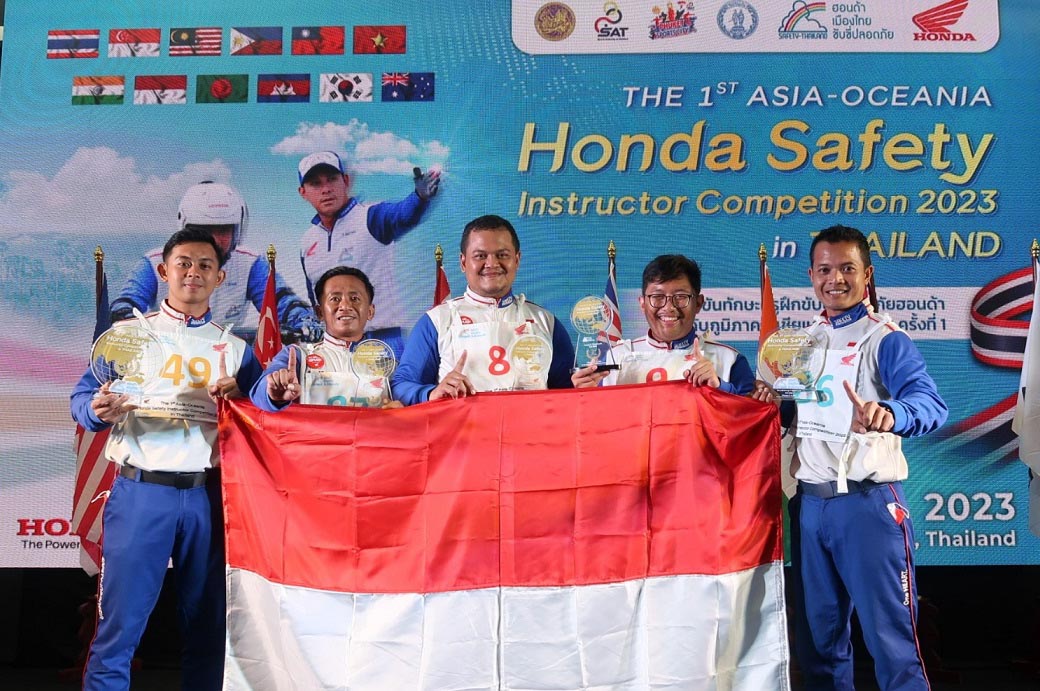 Instruktur Safety Riding Indonesia Ukir Prestasi Di Tingkat Asia