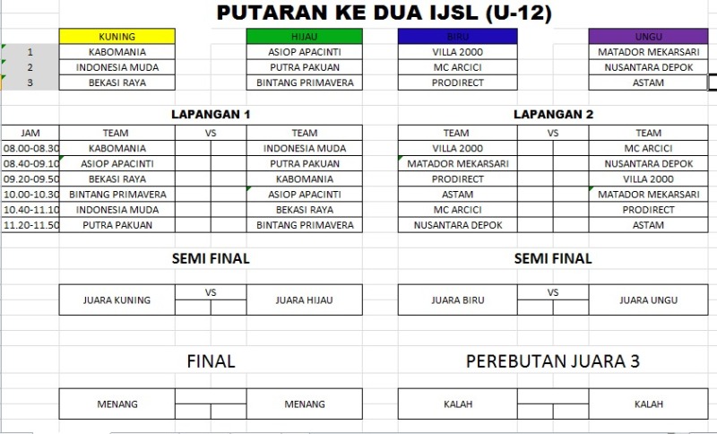 Jadwal Lengkap Putaran Kedua IJSL 2017