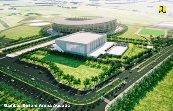Begini Desain <I>Aquatic Arena</i> PON Papua