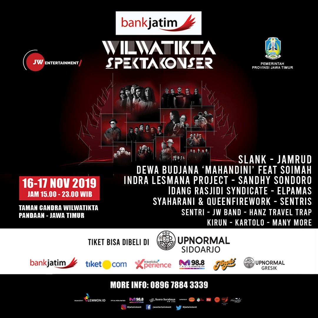 Slank dan Jamrud Meriahkan Konser Musik di Kawasan Eksotis Jawa Timur