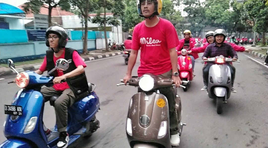 Milea: Suara dari Dilan Konvoi Keliling Bandung