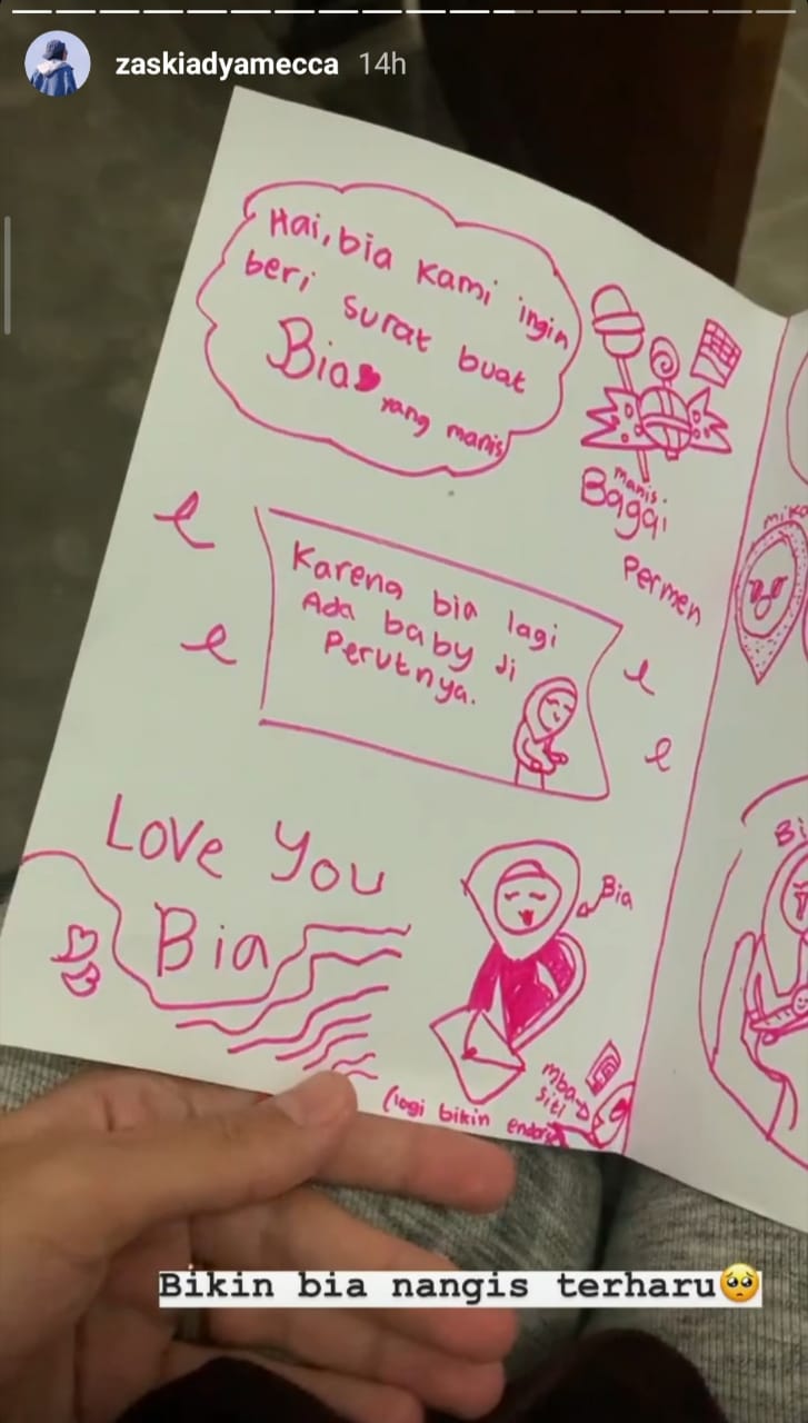 Surat Cinta dari Anak untuk Zaskia Adya Mecca