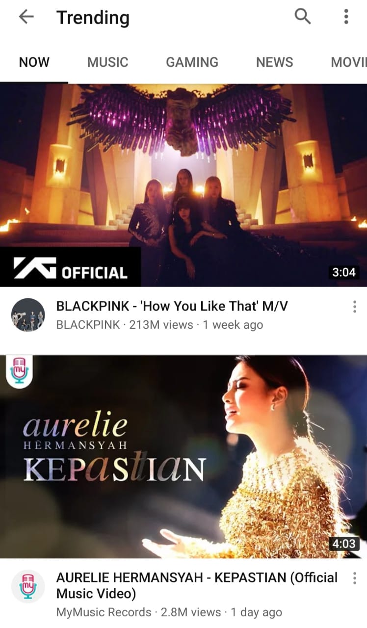 Lagu Baru Aurel Hermansyah Trending di YouTube Buntuti Blackpink