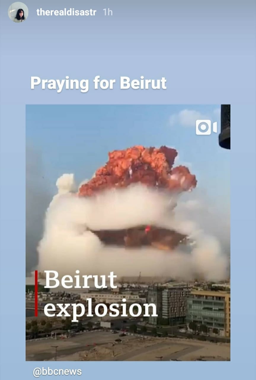 Reaksi Selebritas Tanah Air dan Luar Negeri terhadap Ledakan di Beirut
