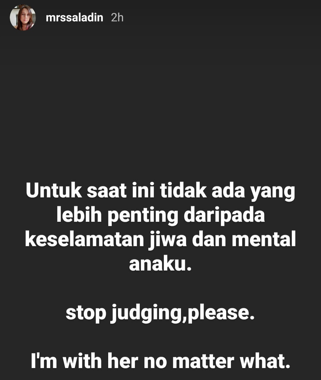 Kakak Adhisty Zara Kecam Perundungan atas Adiknya