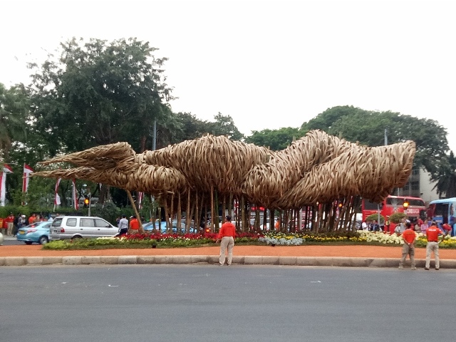 Instalasi Bambu 'Getah Getih' Telan Biaya Rp550 Juta