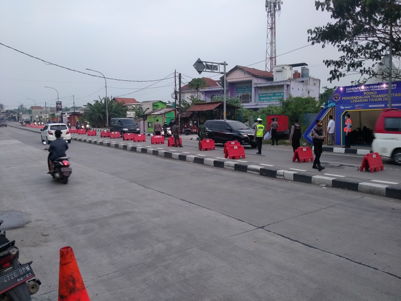 Perbatasan Tangerang-Serang Lengang Pemudik
