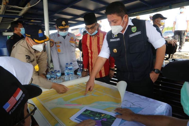 Minta Dukungan Warga, Herman Deru Optimistis Pelabuhan Tanjung Carat Segera Dibangun