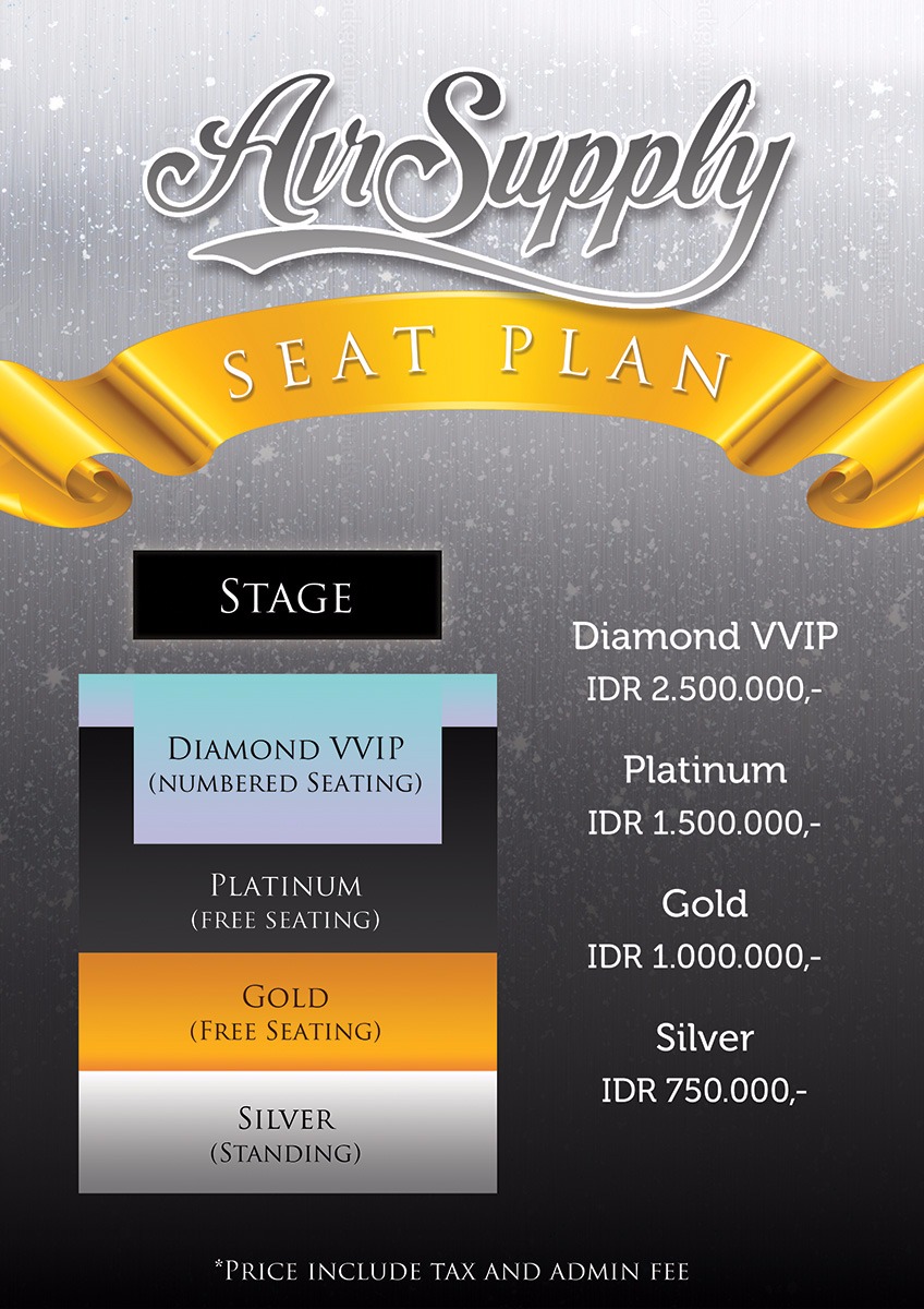 Air Supply Konser di Jakarta pada 3 Maret 2017