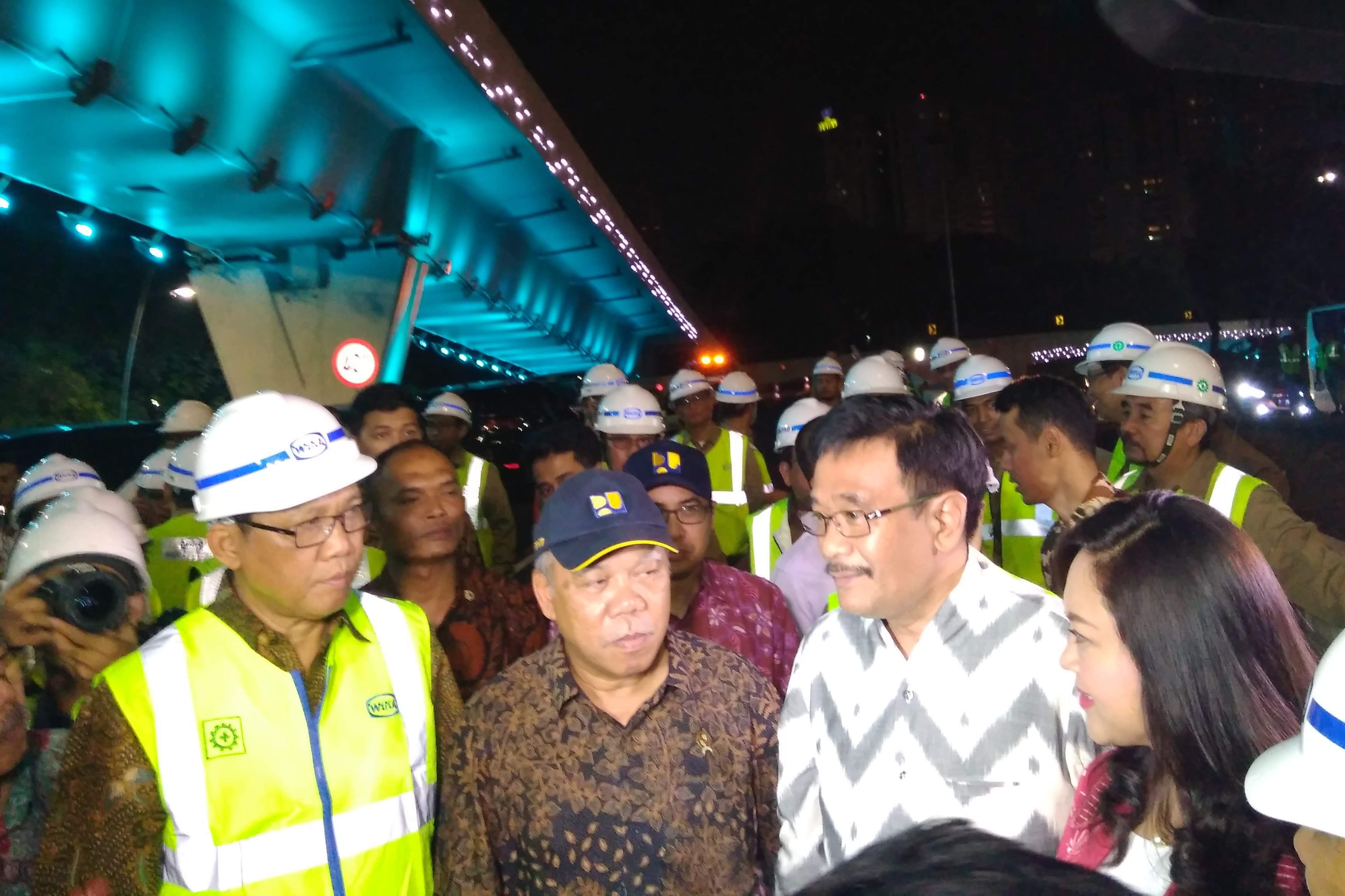 Simpang Susun Semanggi Diuji Coba