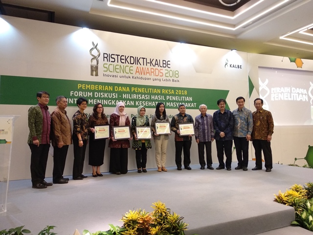 Konsep Berbeda, Kalbe Giring Perkembangan Para Peneliti Pemenang Ristekdikti 2018