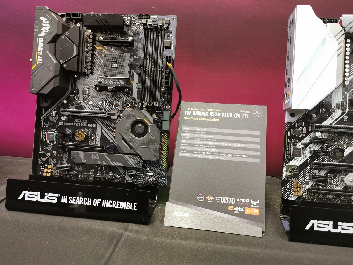 Jajaran Motherboard Futuristik ASUS Adopsi AMD X570