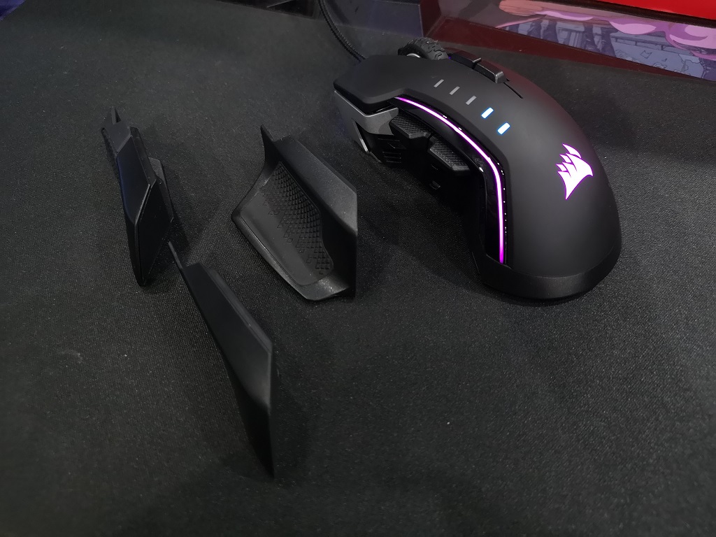 Corsair Glaive RGB Pro, Paling Nyaman Bisa Ganti Grip