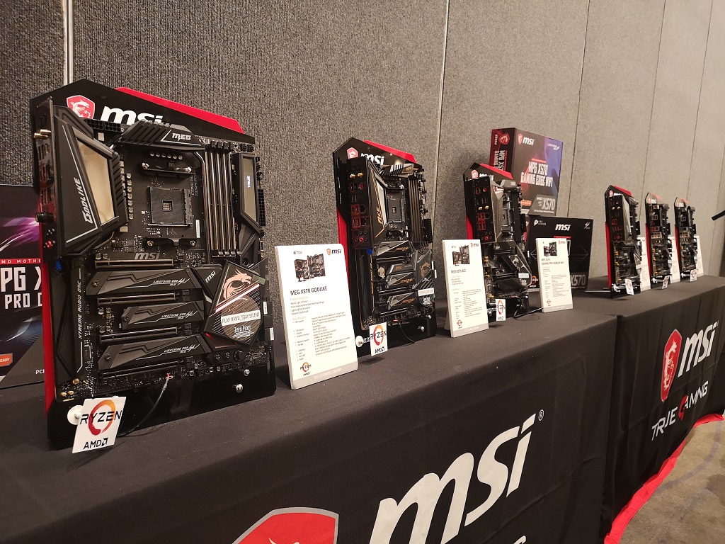MSI Pamer Jajaran Motherboad AMD X570