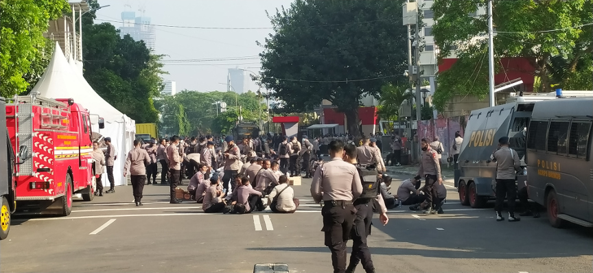 Hari Terakhir 57 Pegawai Bekerja, KPK Dijaga Ketat