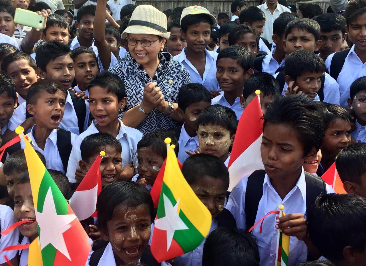 Indonesia Bangun Dua Sekolah di Rakhine Myanmar