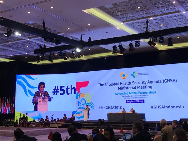 Pembukaan GHSA Bukti Peran Indonesia Wujudkan Ketahanan dan Kesehatan Global