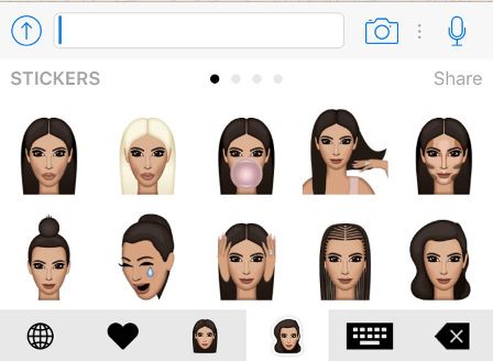 Emoji Kim Kardashian Dibanjiri Permintaan