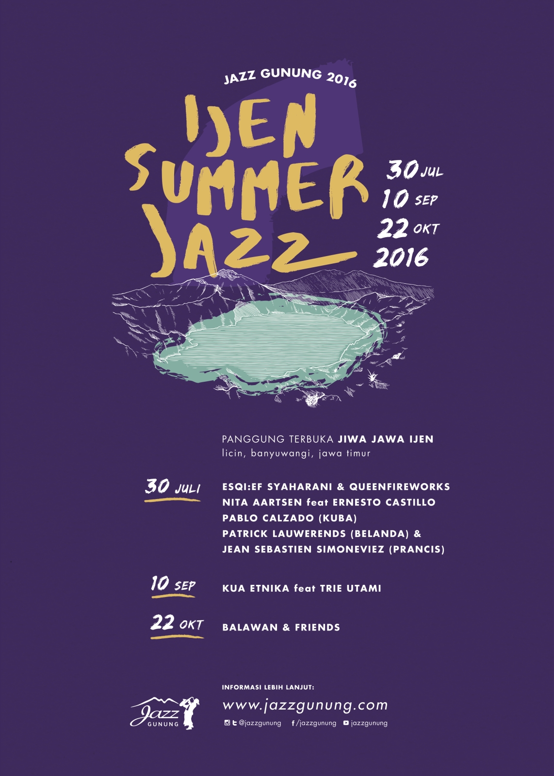 Ijen Summer Jazz, Pesta Musik Intim dengan Sensasi Alam Terbuka