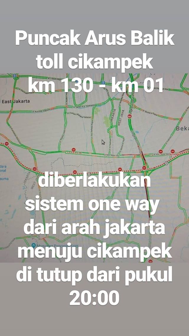Masyarakat Diminta Pantau Instagram BPTJ untuk Informasi Arus Balik
