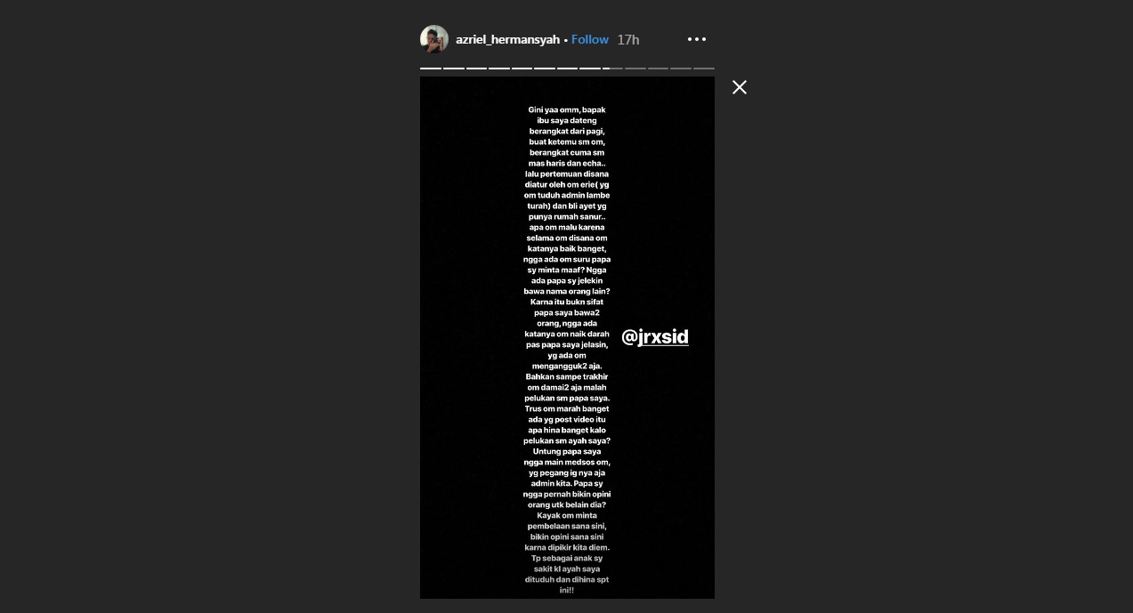 Anak Anang Hermansyah Ikut Angkat Bicara soal Jerinx