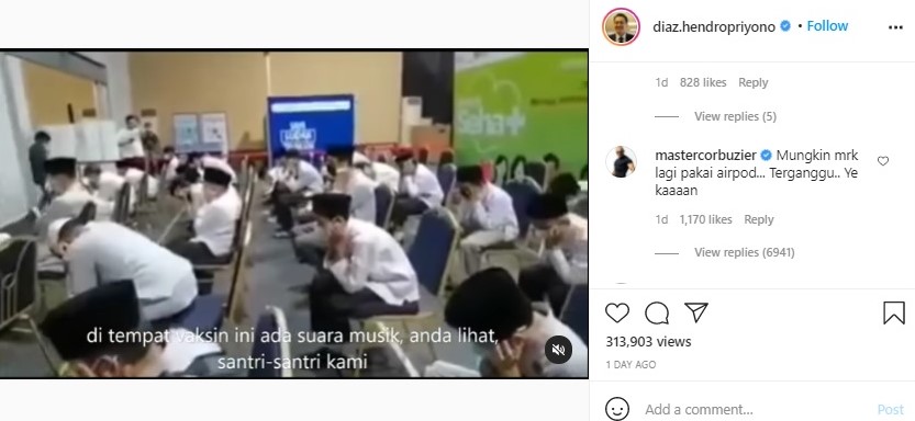 Komentar Begini soal Video Santri Tutup Telinga saat Dengar Musik, Deddy Corbuzier Panen Hujatan